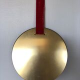 Medallion frame dried flowers velvet knot