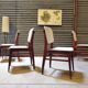 Lot de 4 chaises allemande Kondor Möbelwerk 1960