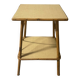 1960s rattan side table