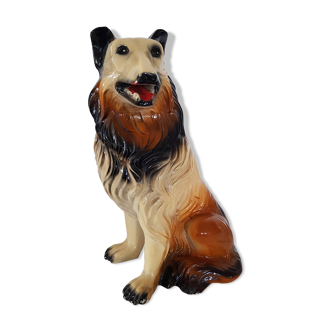 Lassie statue en céramique années 60