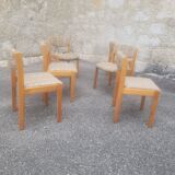 Set of six vintage designer chairs
