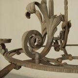 Wrought iron chandelier