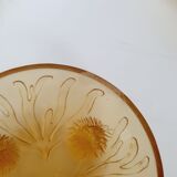 Centerpiece with 12 cups, opalescent glass, Sabino France 1930