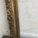 Large frame XIX gilded leaf height 100cm width 86cm