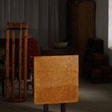 Antique Swedish table with a tilting top from the early 19th century in birch, 1800-1850s.