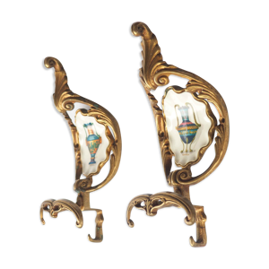 duo de patères bronze