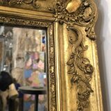 Rectangular mirror from the Empire period, mercury glass 18th century