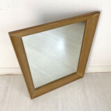 Wooden mirror with gilded border - 72x59cm