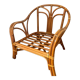 Vintage rattan armchair 70s