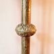 Pair of large Empire solid brass candlesticks – 78 cm