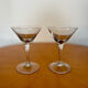 Verres à cocktail vintage
