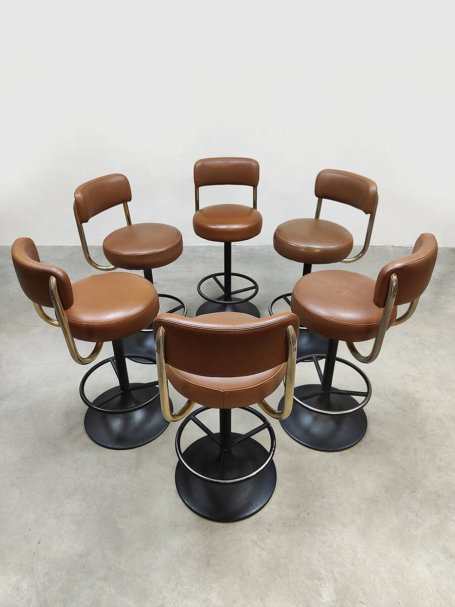 Vintage bar stools by Swedish designer Borje Johanson
