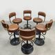 Vintage bar stools by Swedish designer Borje Johanson