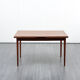 Table à manger des années 1960 teck foncé extensible