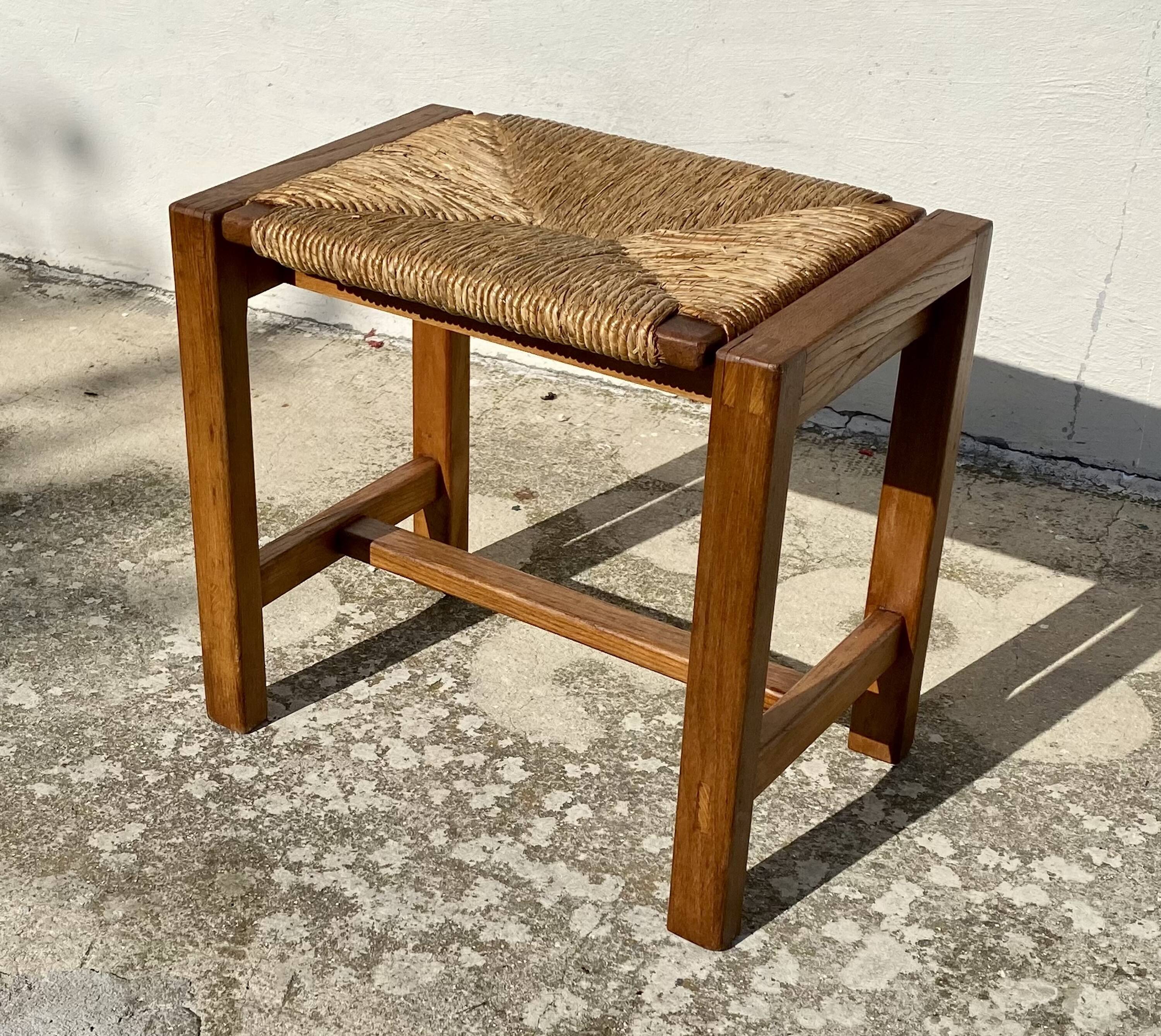 Vintage 1970s REGAIN straw stool
