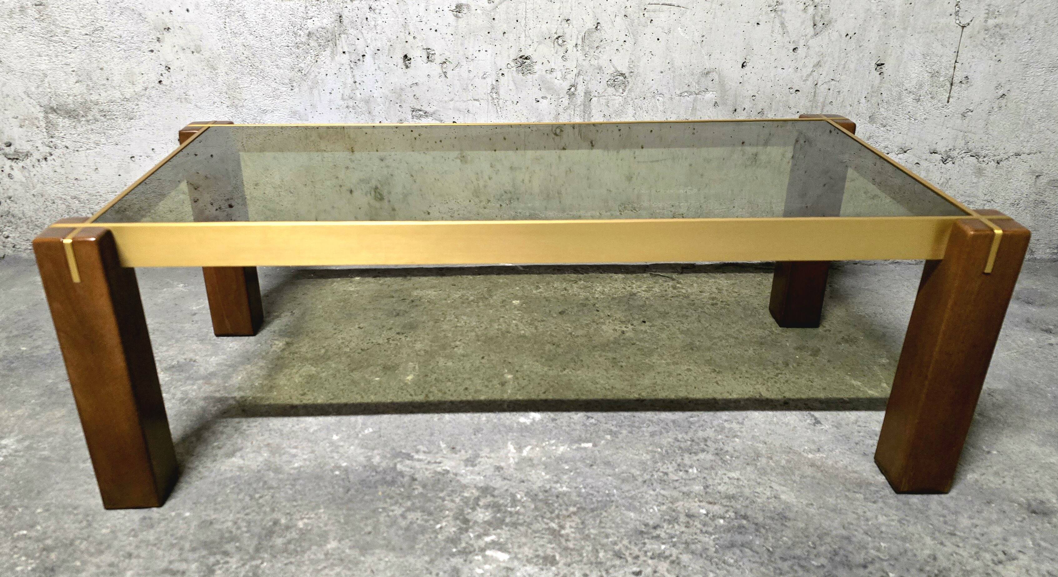 Vintage coffee table by Renato Polidori 1970