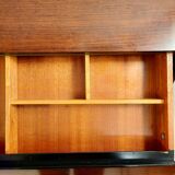 Commode / commode et tables de chevet - années 1960 - laiton faux cuir