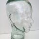 Glass head, vintage- marotte