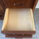 Vintage Danish teak hairdresser from the 1960s stamped Ag Spjel Kobber.