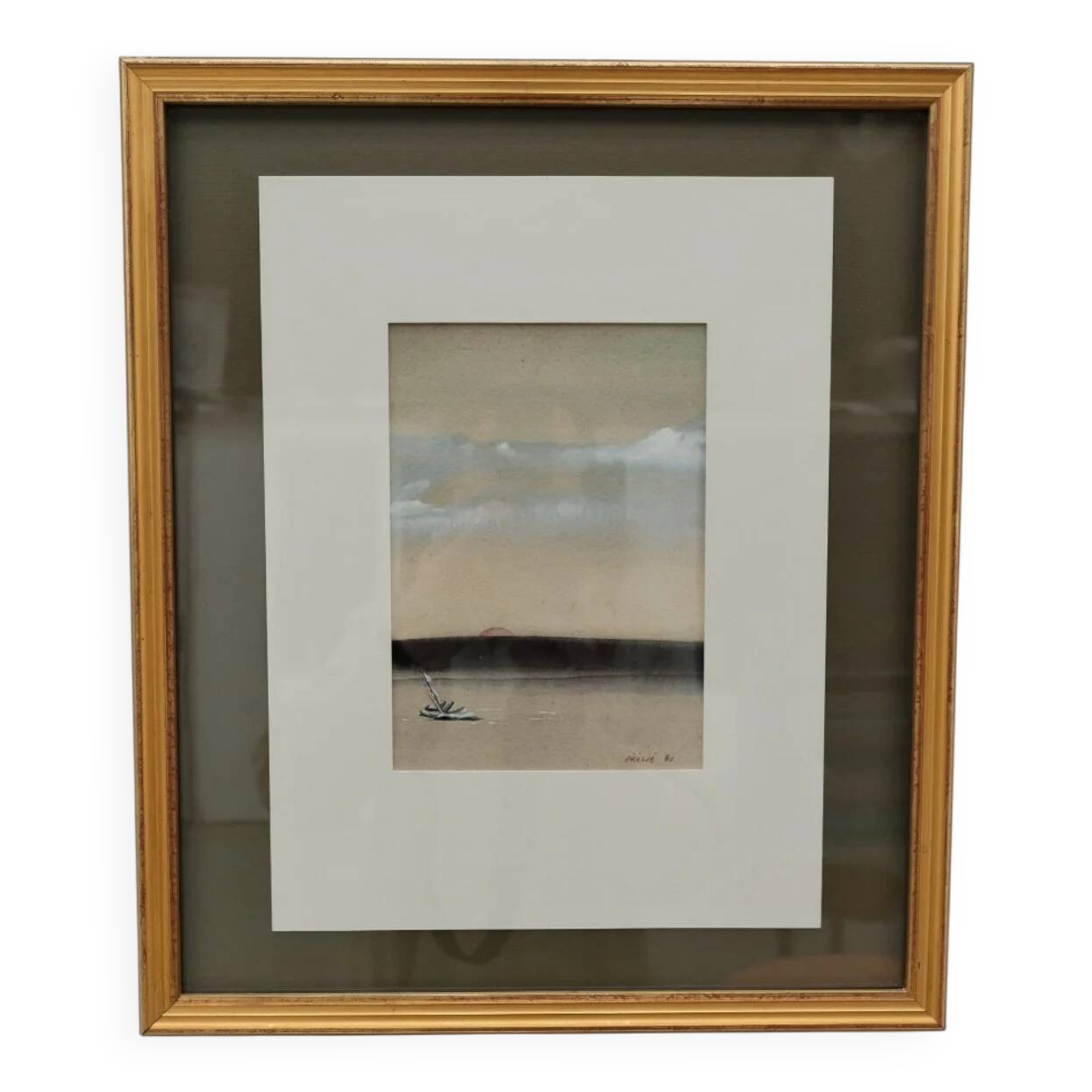 Aquarelle de érésué, 1980