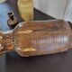 Large brutalist vase in Accolay enamelled stoneware signed Hubert GUY 1960s