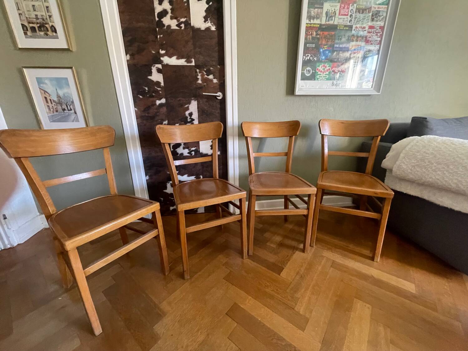 4 chaises bistrot Luterma