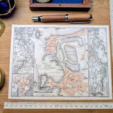 Printed in 1902, Saint-Malo and surrounding areas, Brittany.