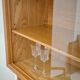 High sideboard, wooden display cabinet by Frantisek Jirak – 1960