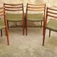 Set of 4 chairs model 78 by Niels Otto Moller for JL Mollers