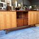 Vintage 1960s sideboard on casters, Scandinavian style