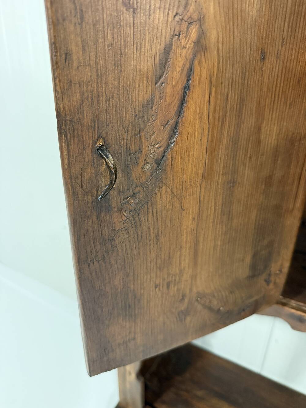 Antique rustic wall unit plate cabinet 1900
