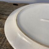 Traditional Basque oval ceramic dish