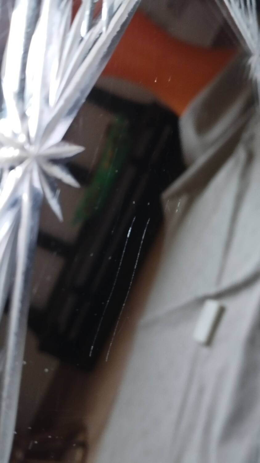 Vintage beveled mirror