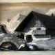 Alpine Table Vintage 1950s, Carved and Painted Wood Signed Hauler 33