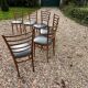 Set of 6 vintage chairs, Scandinavian style