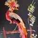 Vintage wooden frame birds 50s-60s