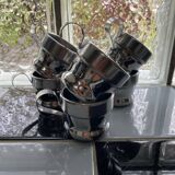 6 vintage coffee cups