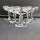6 verres à champagne ou à cerises - Art nouveau