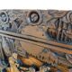 Antique Chinese Carved Export Chest – Dragon, Phoenix & Landscape Deco