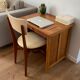 1950s vintage children's desk in light oak