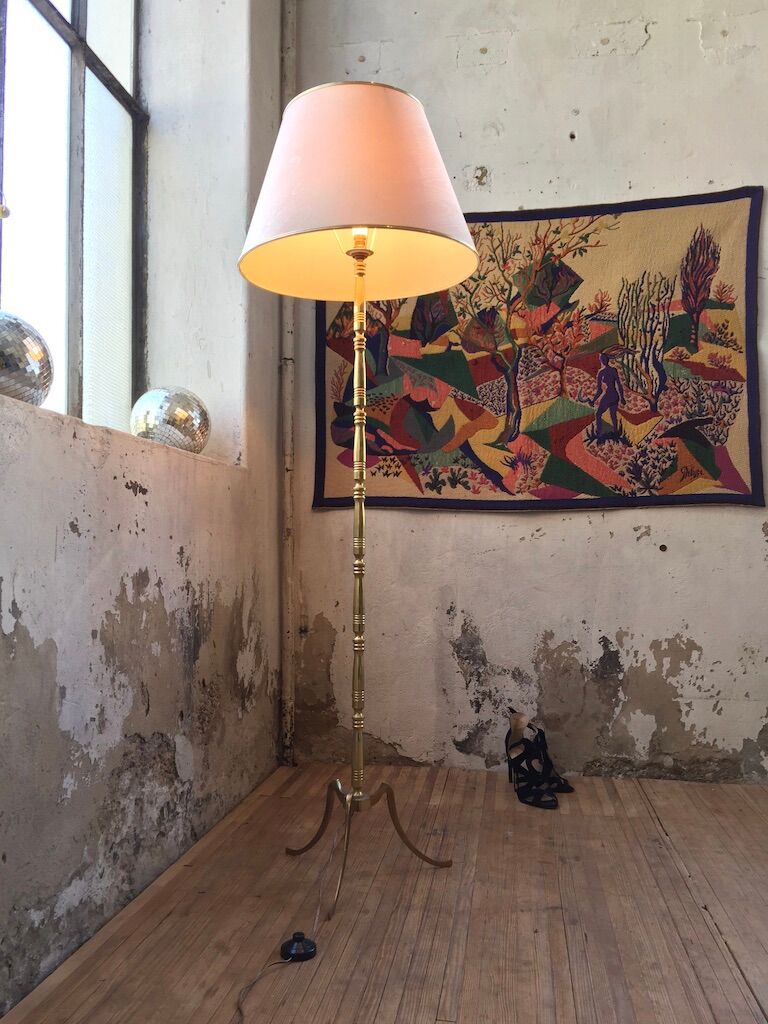 Lampadaire laiton