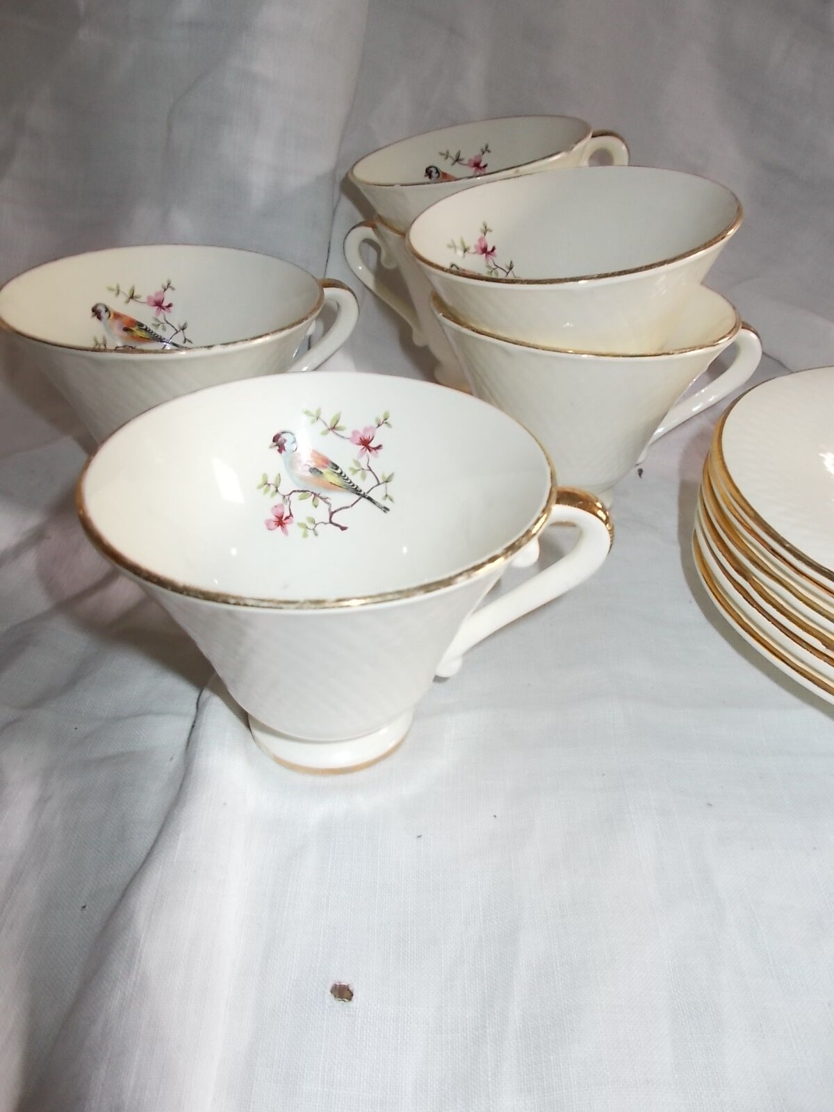 Coffee service or tea in faience Salins France