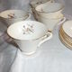 Coffee service or tea in faience Salins France