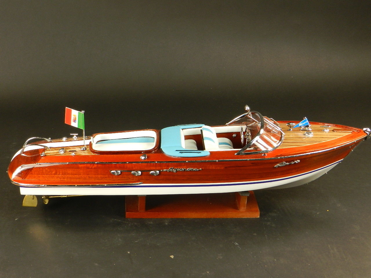 Model wooden boat Riva Aquarama 50 cm