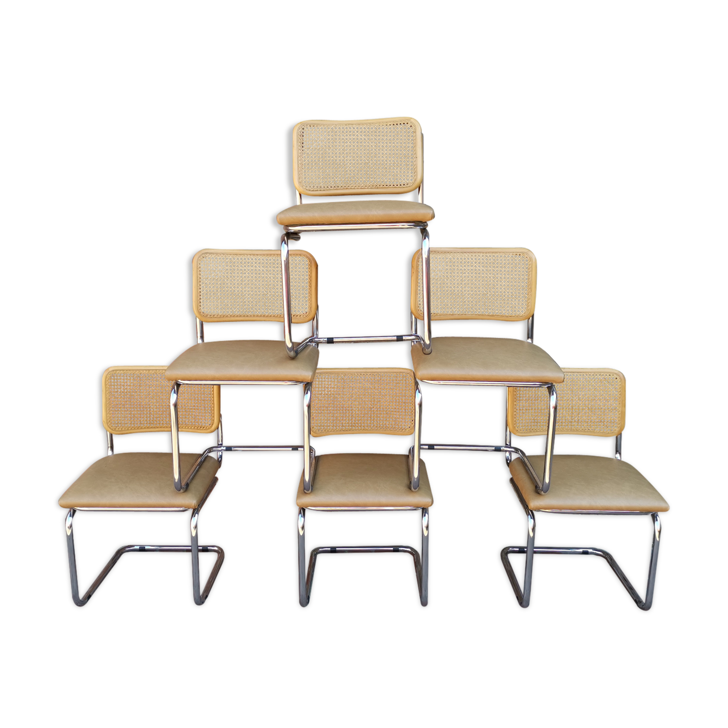 Marcel Breuer Cesca B32 chairs
