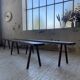 Pair of 3m solid oak farmhouse benches
