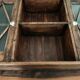 Patinated wall cabinet 2 doors