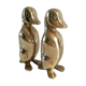 Pingouins en laiton doré