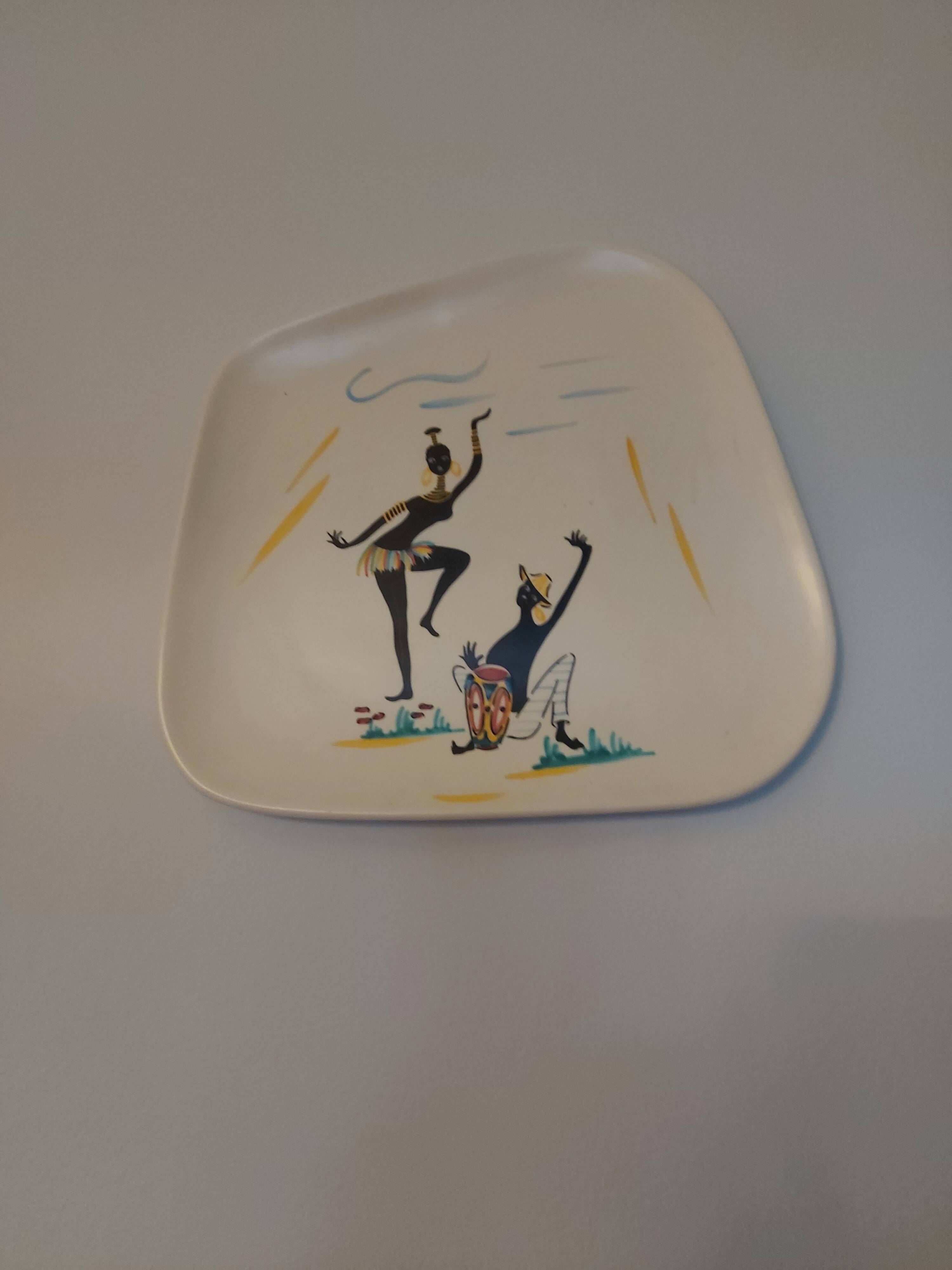Vintage ceramic dish 60'S