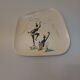 Plat en céramique vintage 60'S